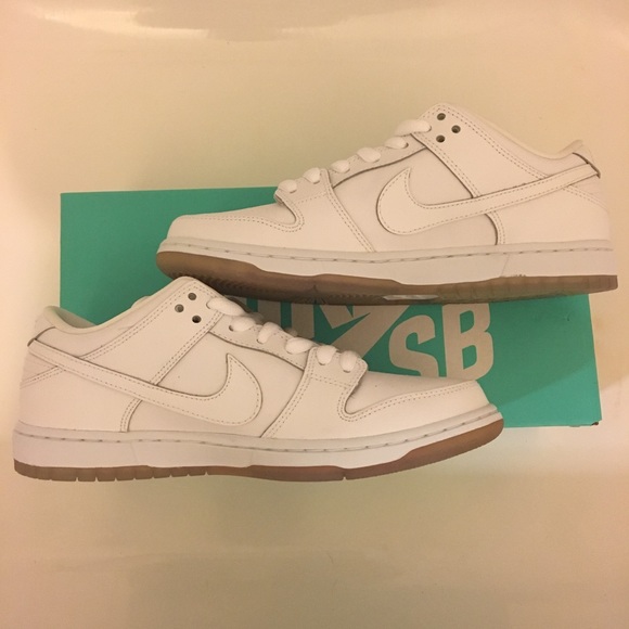 ❌SOLD❌Nike SB Dunk Low White Ice Sz 9 RARE🔥🔥🔥 - Picture 2 of 6